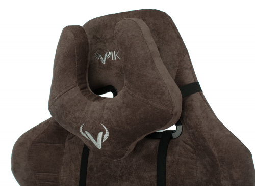 Кресло игровое бюрократ viking knight lt10 fabric коричневый крестовина металл