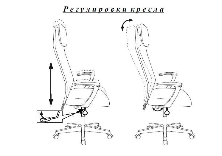 Кресло руководителя бюрократ kb 8 black черный tw 01 tw 11 сетка