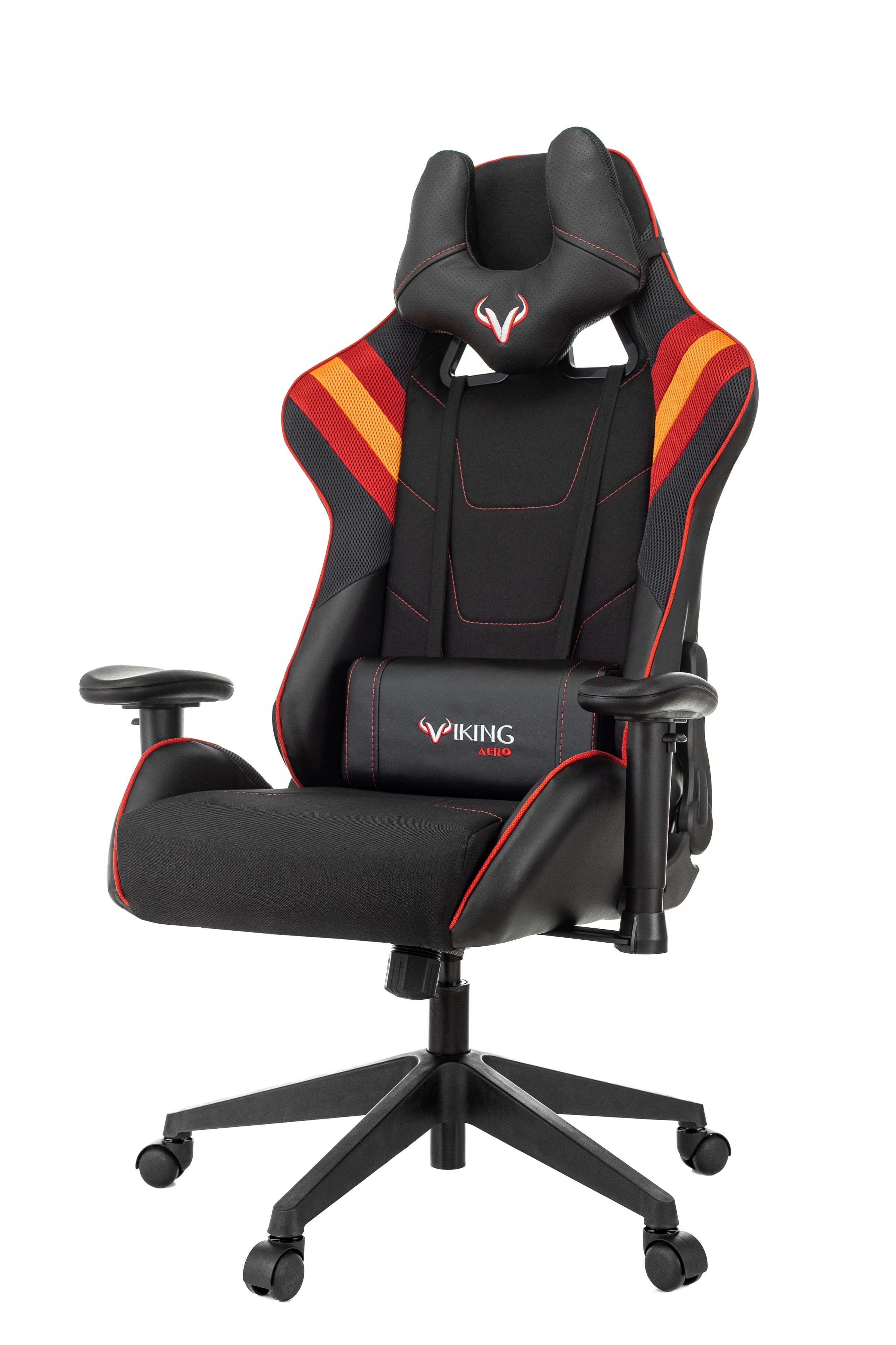 Кресло игровое бюрократ viking 4 aero red